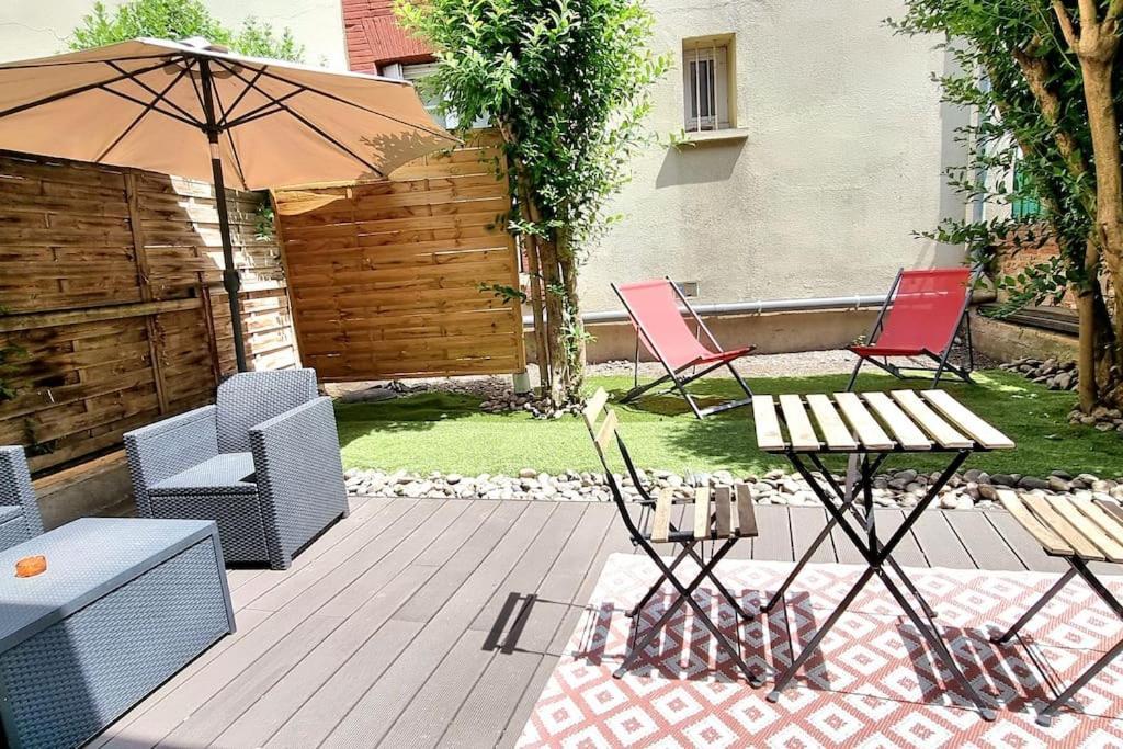 Apartamento T2 Cosy & Garden - Hypercentre - Gare - Wifi Toulouse Exterior foto